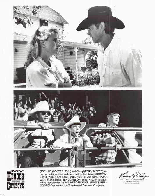 Scott Glenn MY HEROES HAVE ALWAYS BEEN COWBOYS Tess Harper original 8x10 photo