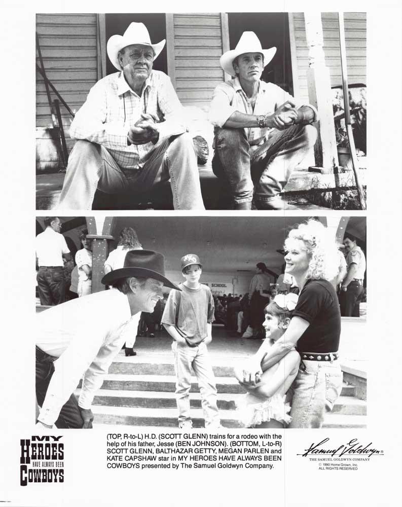 Scott Glenn MY HEROES HAVE ALWAYS BEEN COWBOYS Kate Capshaw original 8x10 photo