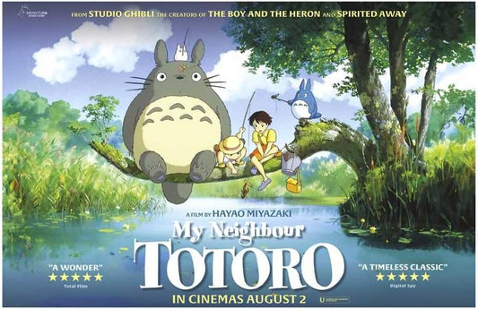 Studio Ghibli MY NEIGHBOUR TOTORO movie poster 17x11