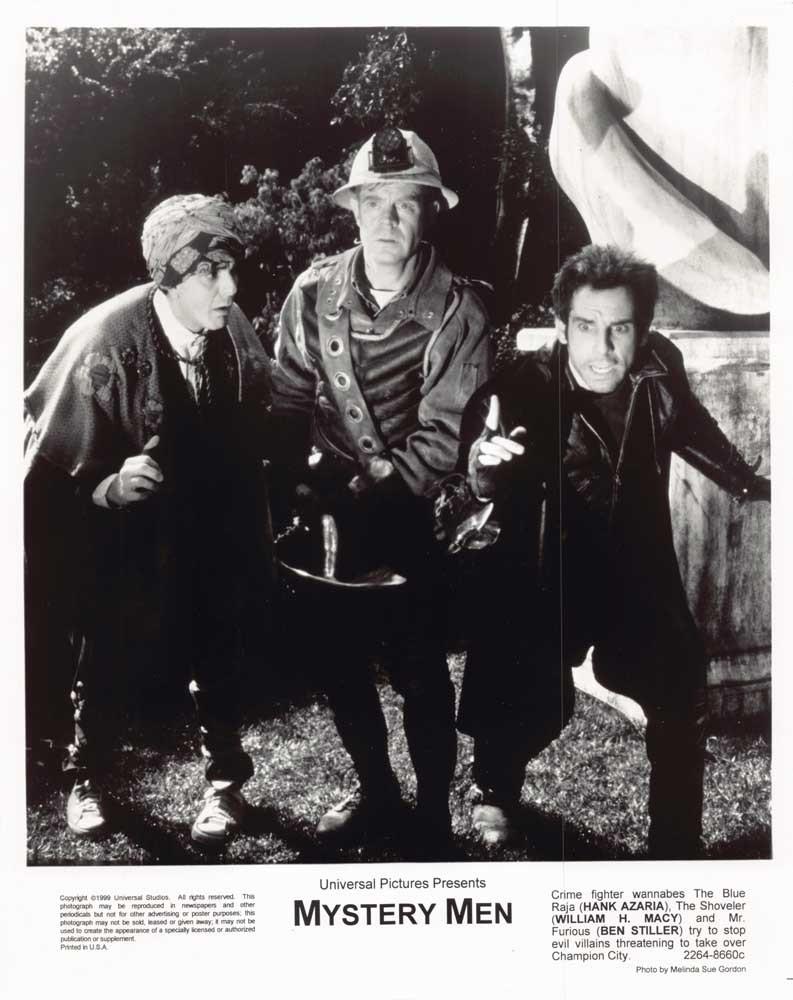 Hank Azaria MYSTERY MEN William H Macy B Stiller original 8x10 press photo 1999