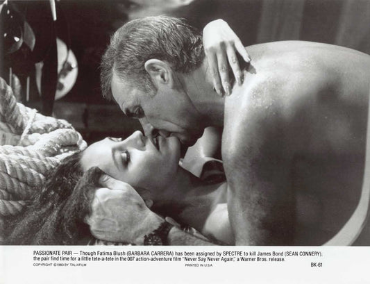 Barbara Carrera NEVER SAY NEVER AGAIN press photo Sean Connery James Bond 007