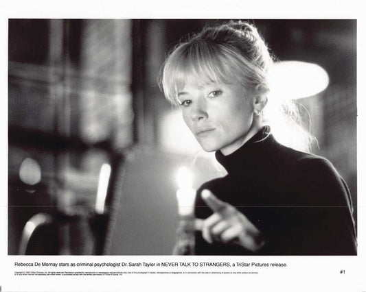 Rebecca De Mornay NEVER TALK TO STRANGERS original 10x8 press photo 1995
