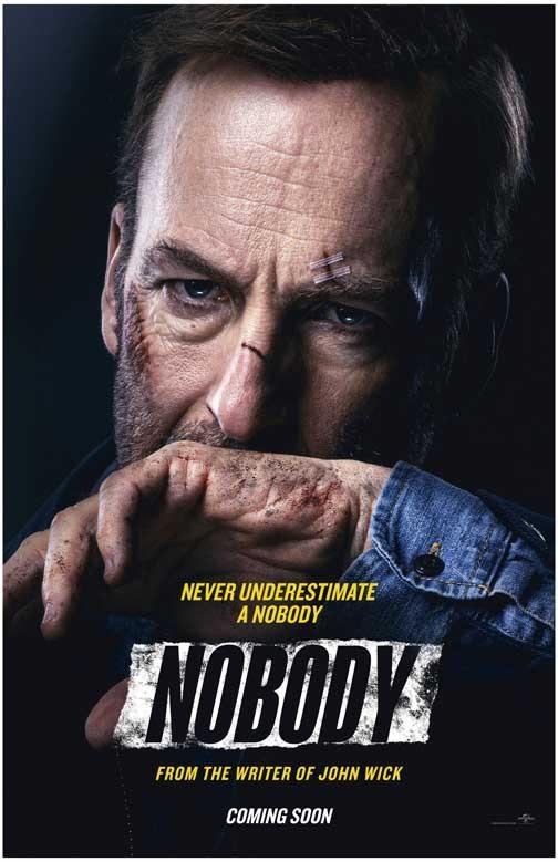 Bob Odenkirk NOBODY Michael Ironside advance movie poster 11x17