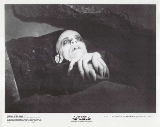 Klaus Kinski NOSFERATU THE VAMPYRE original 10x8 press photo