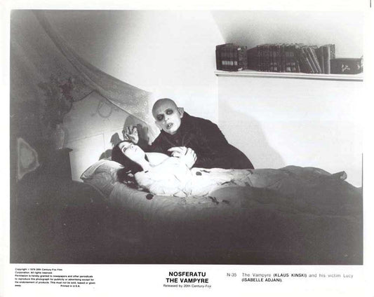 Klaus Kinski NOSFERATU THE VAMPYRE Isabelle Adjani original 10x8 press photo