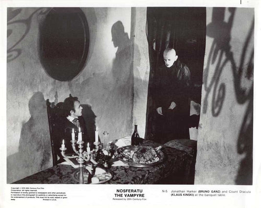 Klaus Kinski NOSFERATU THE VAMPYRE Bruno Ganz original 10x8 press photo