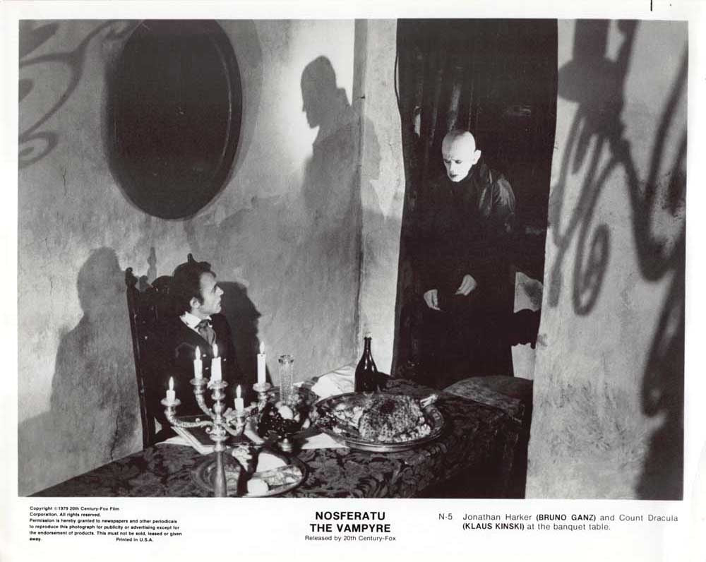 Klaus Kinski NOSFERATU THE VAMPYRE Bruno Ganz original 10x8 press photo