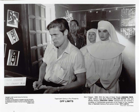 Gregory Hines OFF LIMITS Willem Dafoe Amanda Pays original 8x10 press photo 1987