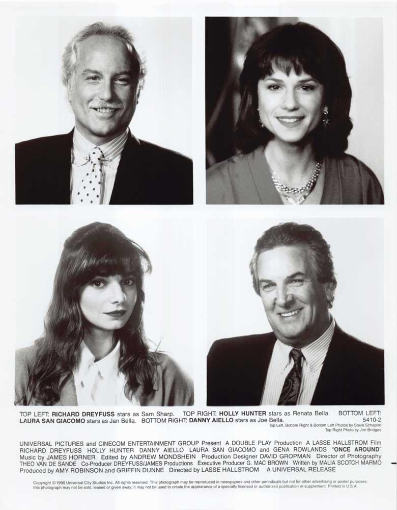 Holly Hunter ONCE AROUND Richard Dreyfuss Danny Aiello original 8x10 press photo