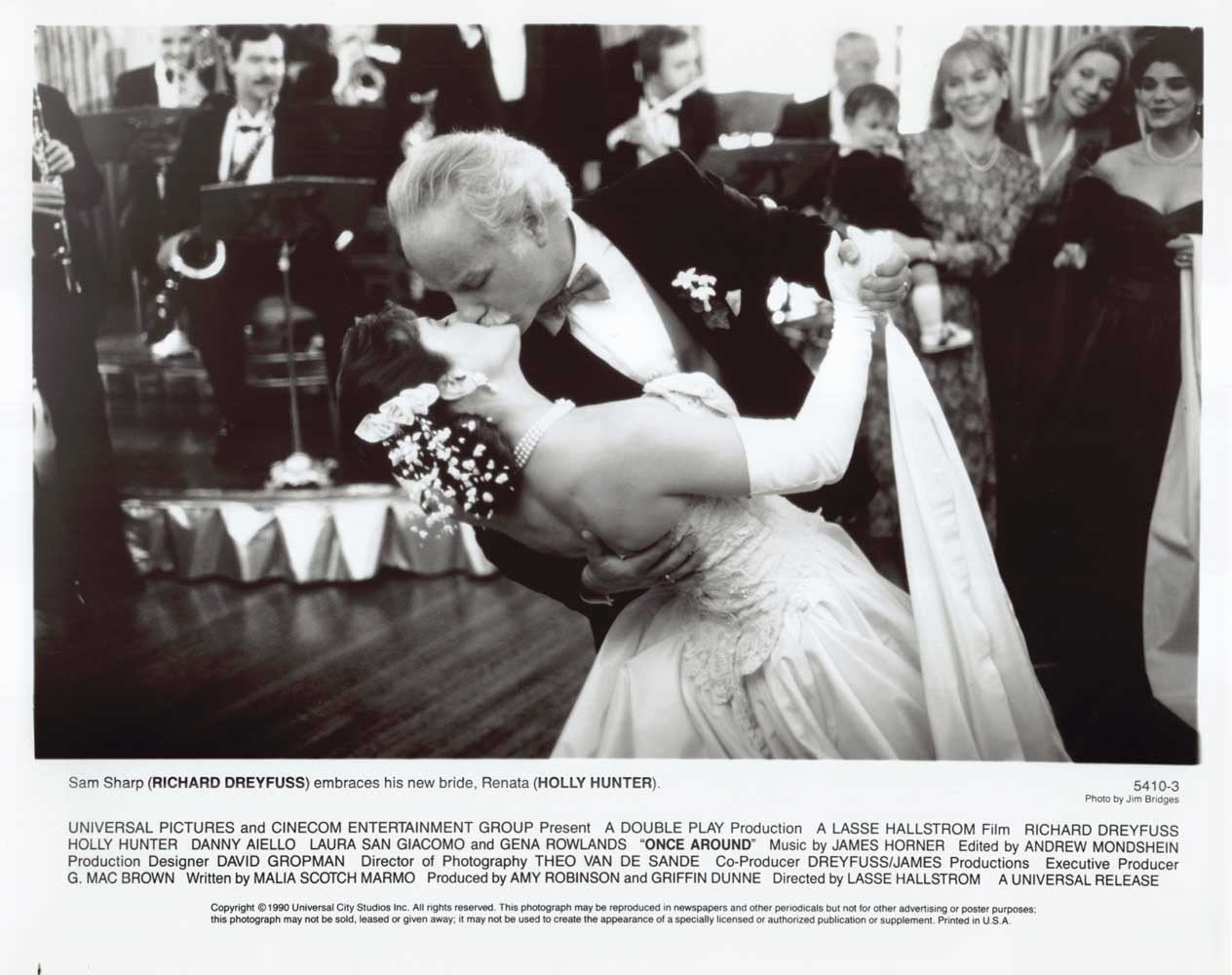 Holly Hunter ONCE AROUND Richard Dreyfuss original 10x8 press photo 1990