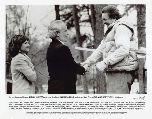 Holly Hunter ONCE AROUND Richard Dreyfuss Danny Aiello original 10x8 press photo
