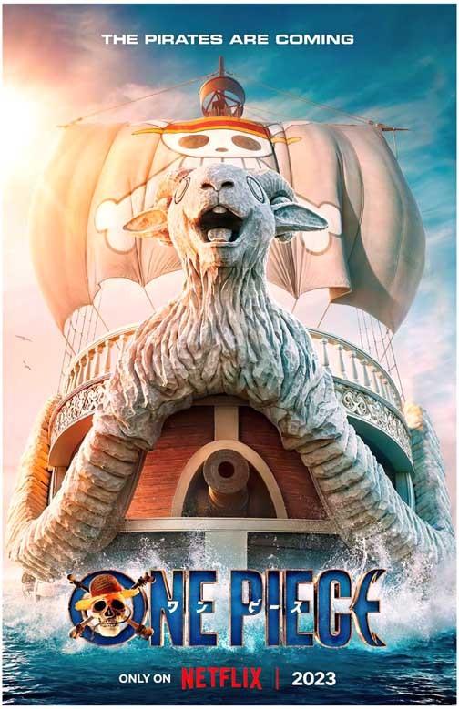 Monkey D. Luffy ONE PIECE ''Pirates Are Coming" poster 11x17 Netflix