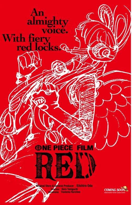 Monkey D. Luffy ONE PIECE RED movie poster 11x17