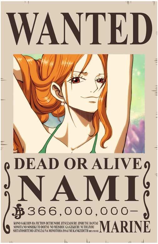 Nami ONE PIECE 'Wanted' poster 11x17