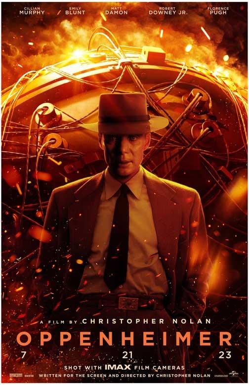 Cillian Murphy OPPENHEIMER movie poster 11x17 Christopher Nolan