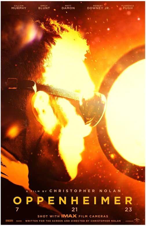 Cillian Murphy OPPENHEIMER advance movie poster 11x17 Christopher Nolan