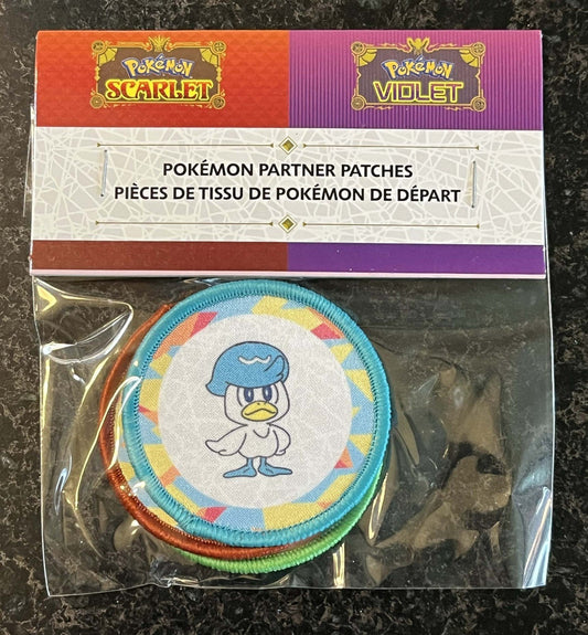 Nintendo Switch POKEMON SCARLET & VIOLET partner patches NEW