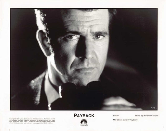 Mel Gibson PAYBACK original 8x10 press photo 1999