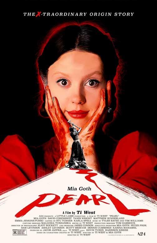 Mia Goth PEARL movie poster 11x17