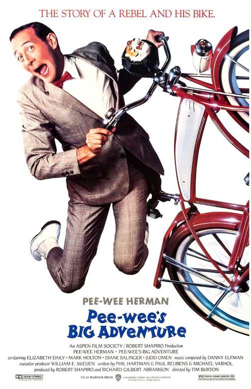 Paul Reubens PEE-WEE'S BIG ADVENTURE movie poster 11x17 Pee-Wee Herman