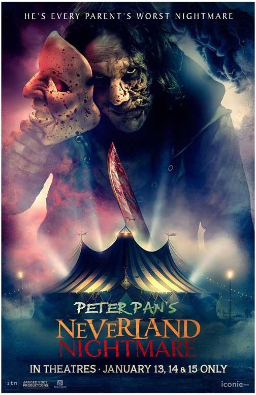 PETER PAN'S NEVERLAND NIGHTMARE movie poster 11x17