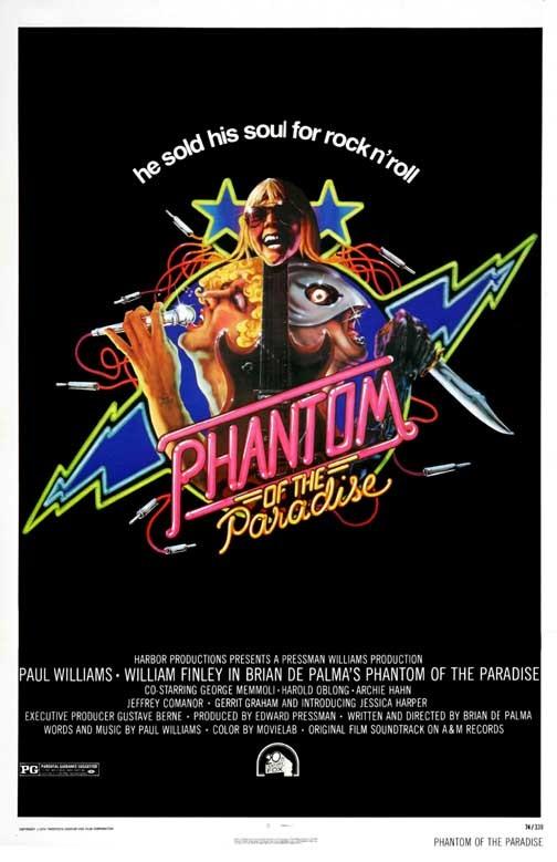 William Finley PHANTOM OF THE PARADISE Paul Williams movie poster 11x17