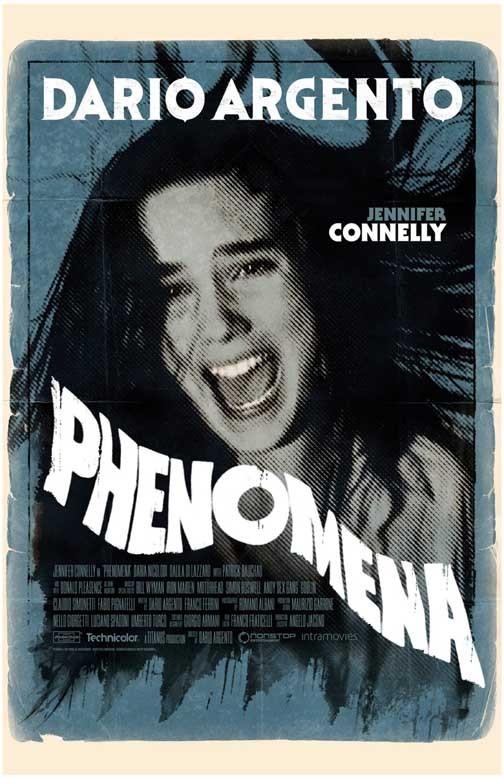 Dario Argento's PHENOMENA Jennifer Connelly movie poster 11x17
