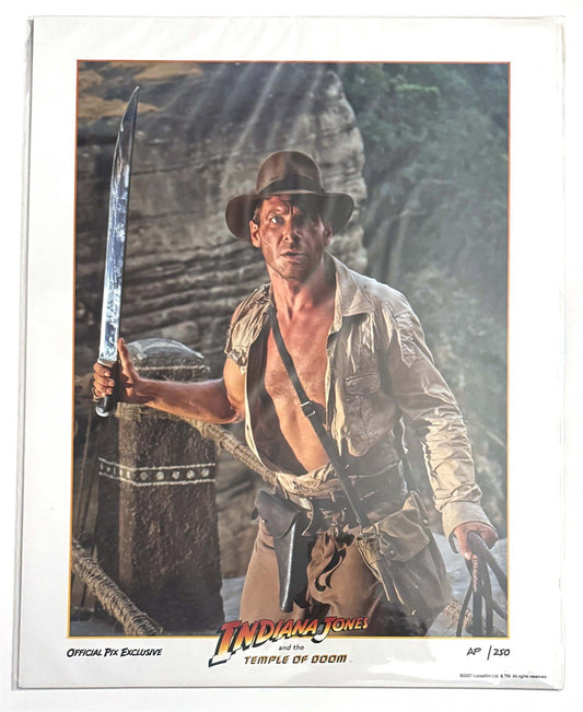 Official Pix INDIANA JONES TEMPLE OF DOOM original 11x14 color photo 2007