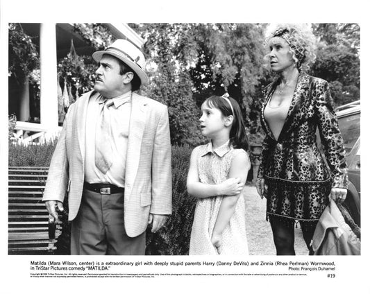 Rhea Pearlman MATILDA Danny DeVito Mara Wilson original press photo 1996