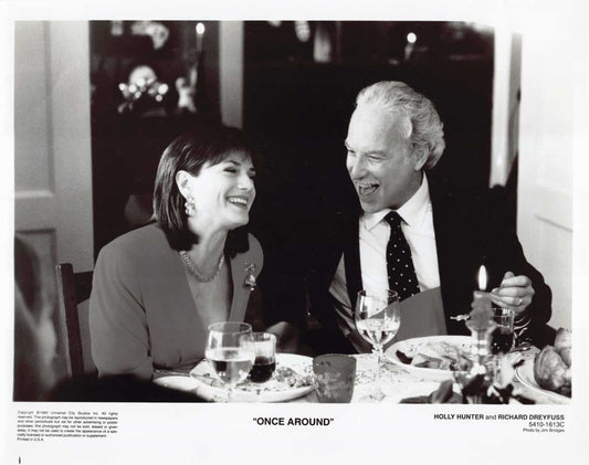 Richard Dreyfuss Holly Hunter ONCE AROUND original 10x8 press photo 1990