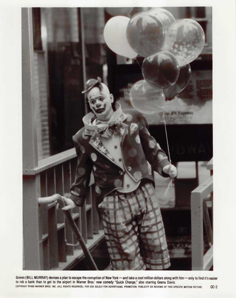 Bill Murray QUICK CHANGE original press photo 1990