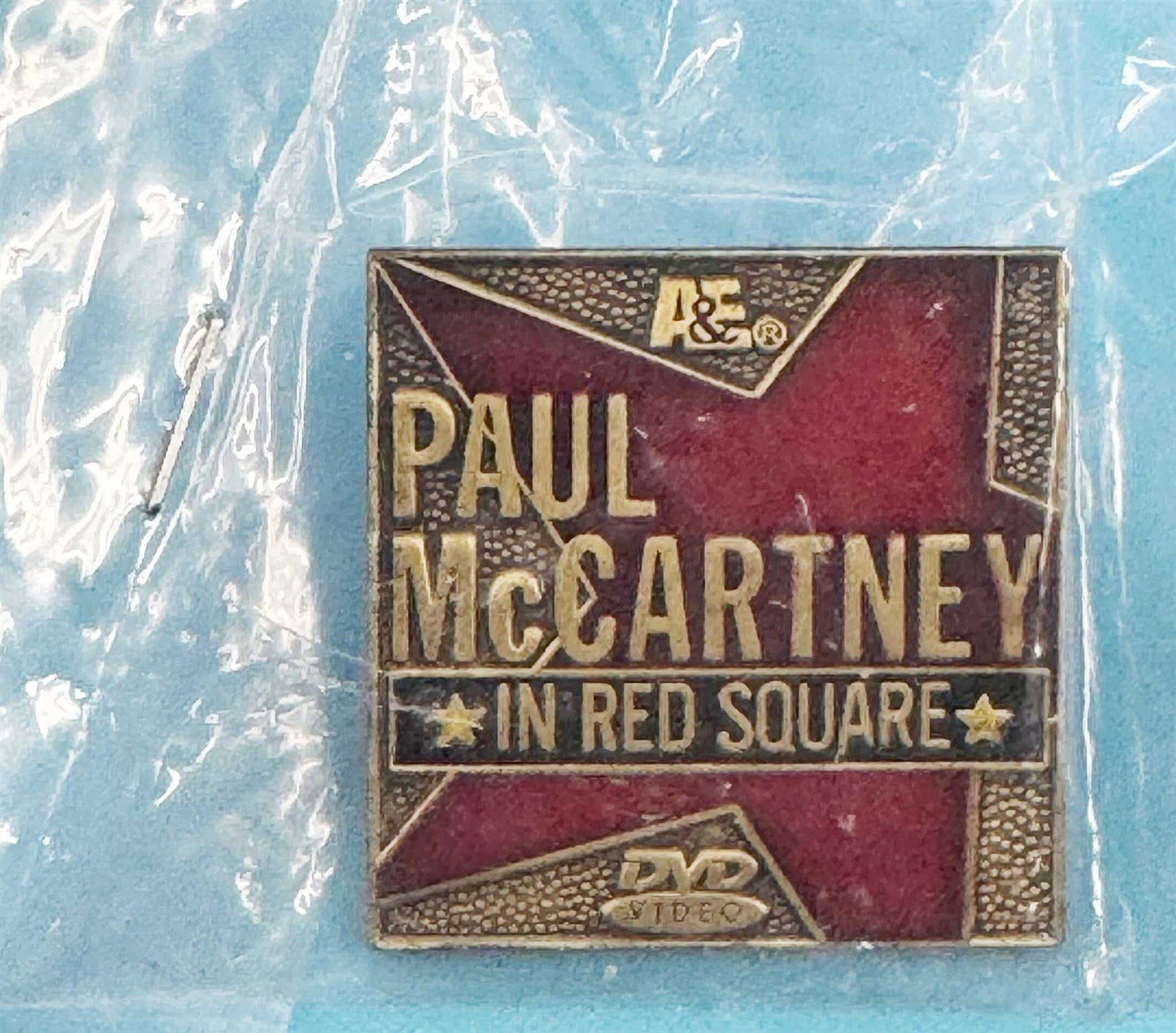 A&E PAUL McCARTNEY in Red Square promo DVD video pin