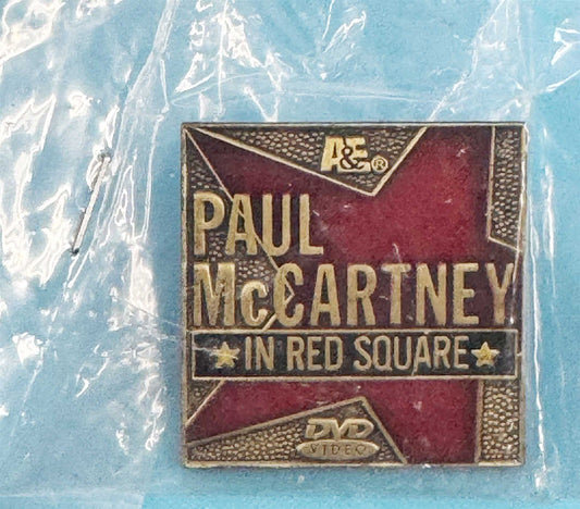 A&E PAUL McCARTNEY in Red Square promo DVD video pin