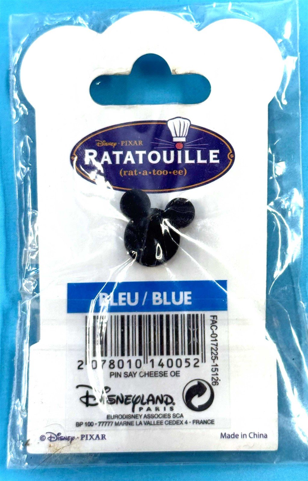 Disneyland Paris Pixar RATATOUILLE 'Say Cheese' pin NEW