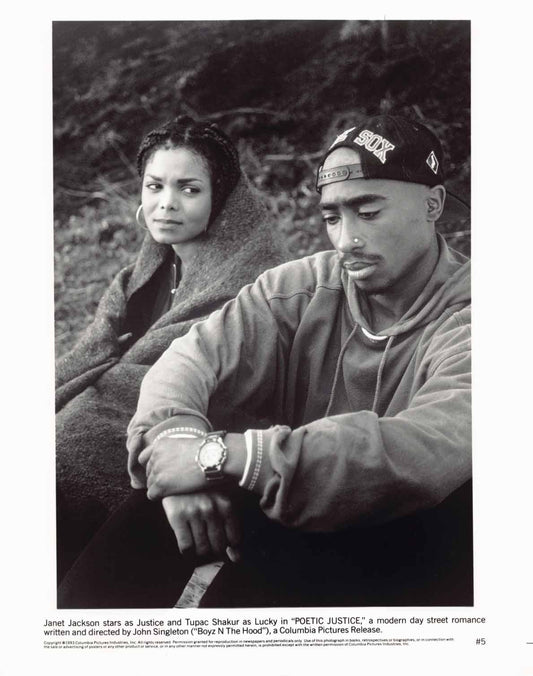 Janet Jackson POETIC JUSTICE Tupac Shakur Regina King original press photos 1993