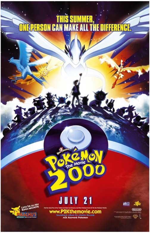 Pikachu POKEMON 2000 movie poster 11x17