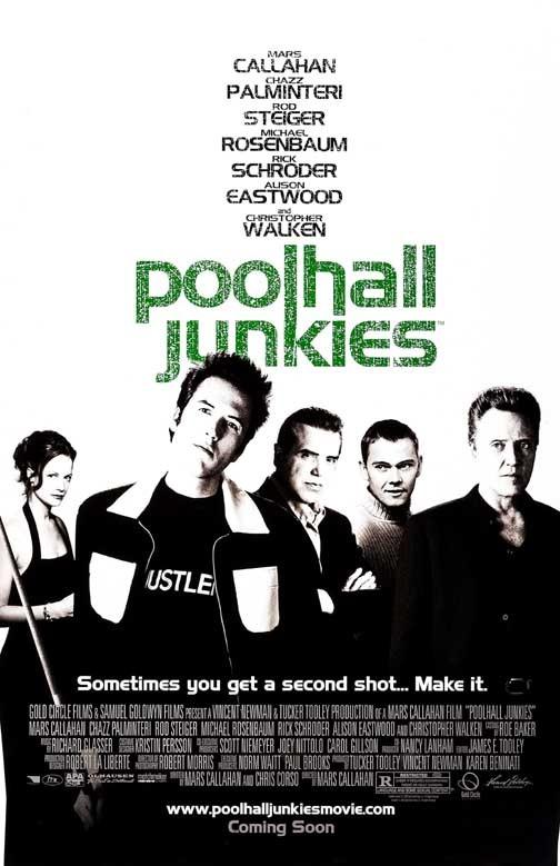 Christopher Walken POOLHALL JUNKIES Alison Eastwood movie poster 11x17