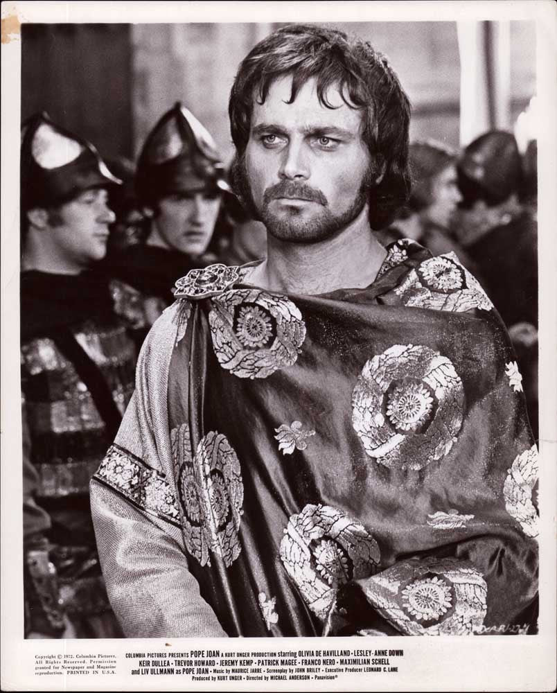 Franco Nero POPE JOAN original 8x10 press photo 1972