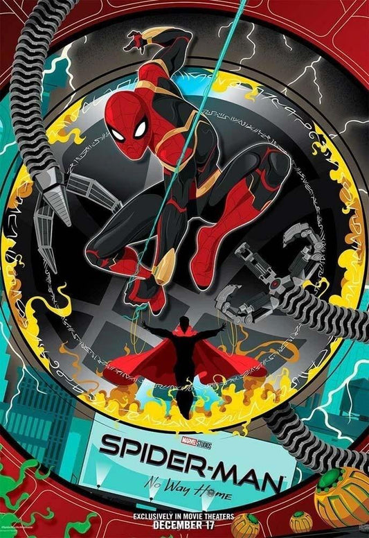 Tom Holland SPIDER-MAN NO WAY HOME original mini movie poster 2021