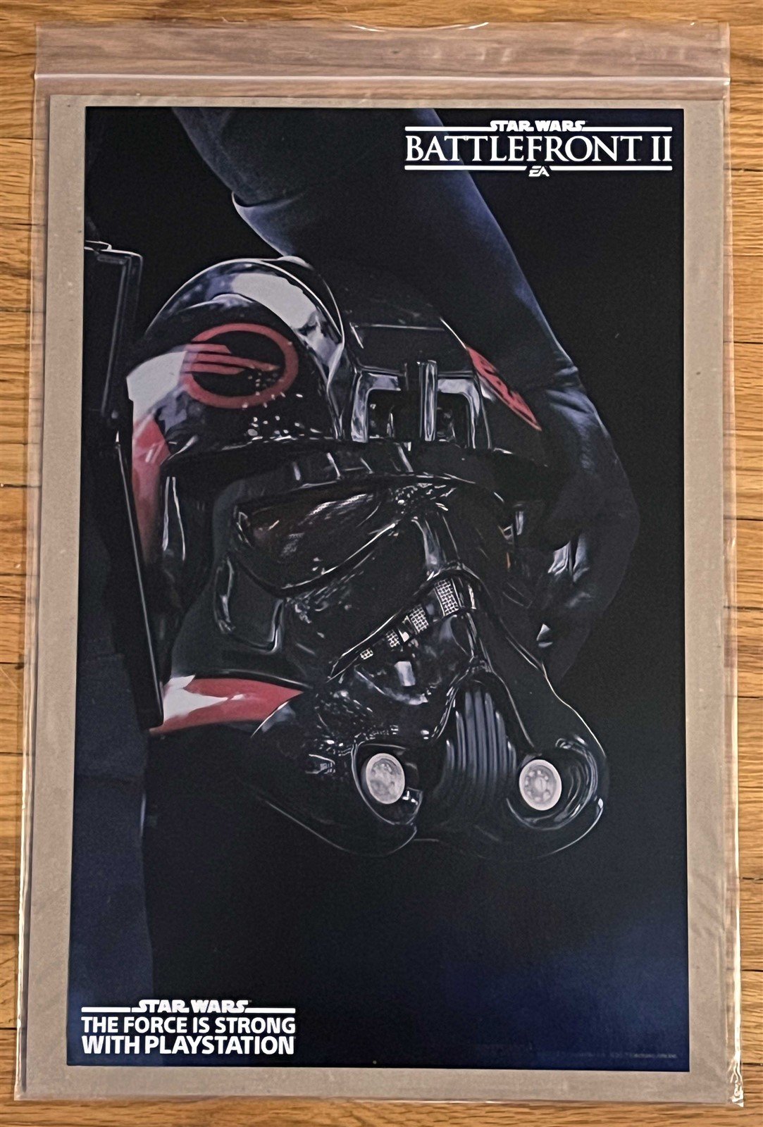 Sony STAR WARS BATTLEFRONT 2 ltd edition numbered foil lithograph poster 2017