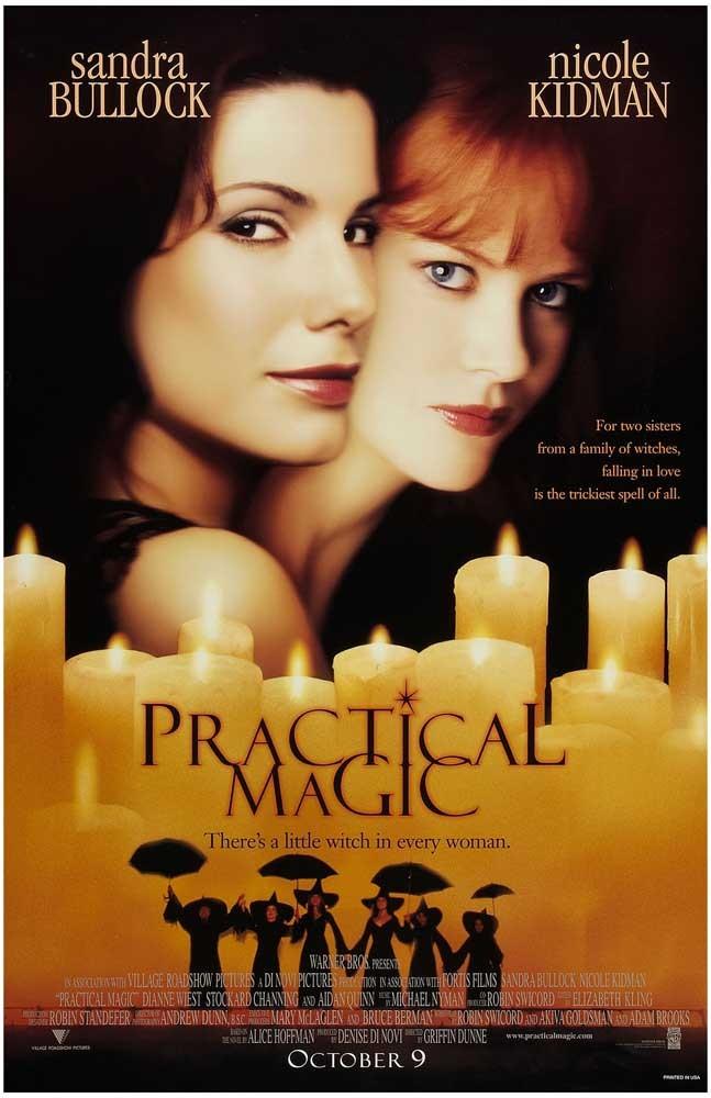 Nicole Kidman PRACTICAL MAGIC Sandra Bullock movie poster 11x17