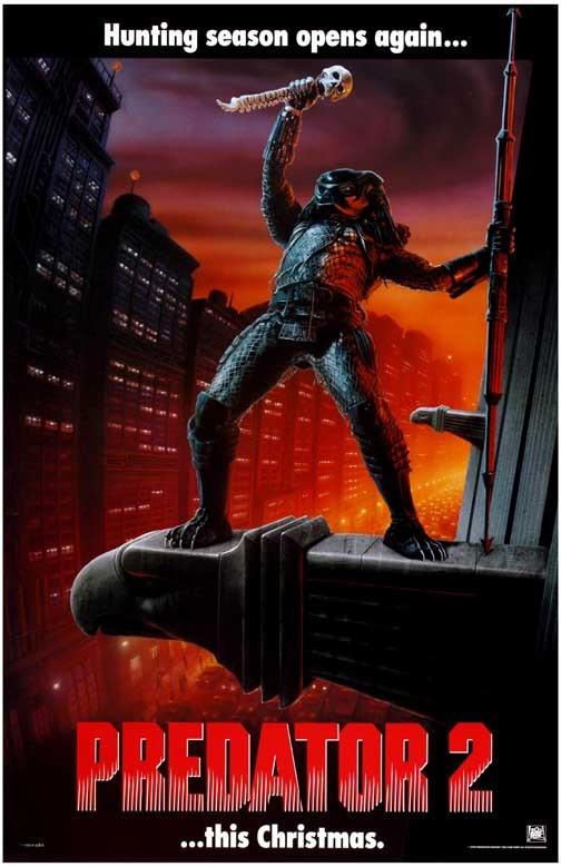 Danny Glover PREDATOR 2 advance movie poster 11x17