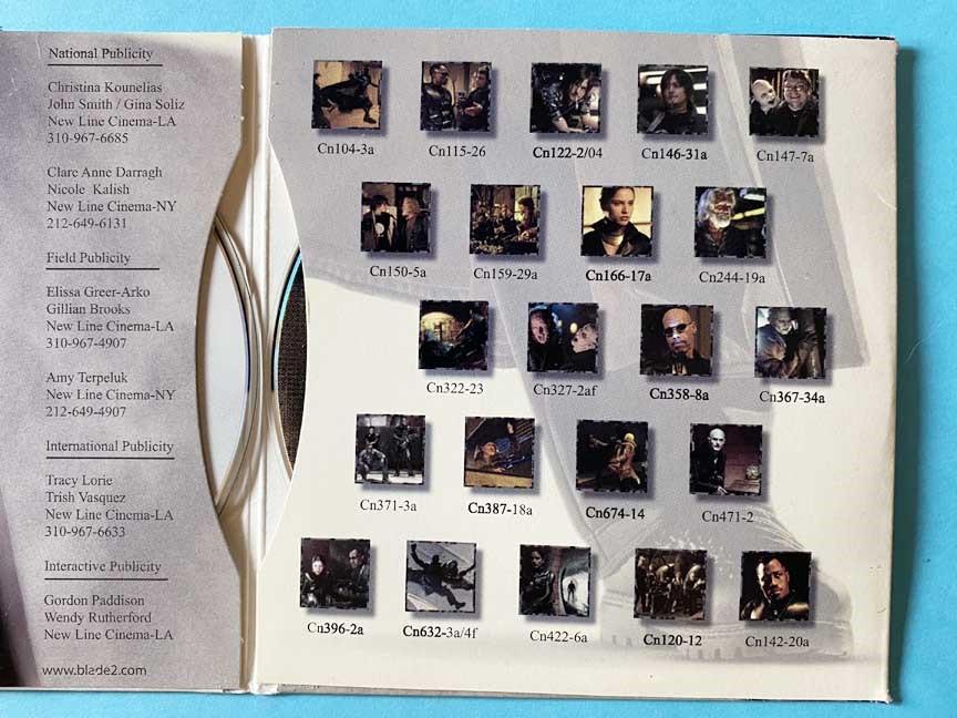 Wesley Snipes BLADE 2 Norman Reedus Kris Kristofferson CD press kit