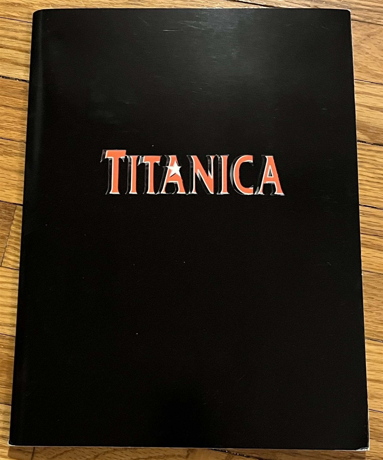 Leonard Nimoy Imax's TITANICA media press kit with slides & photo