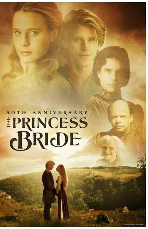 Cary Elwes THE PRINCESS BRIDE Robin Wright 30th Anniversary movie poster 11x17