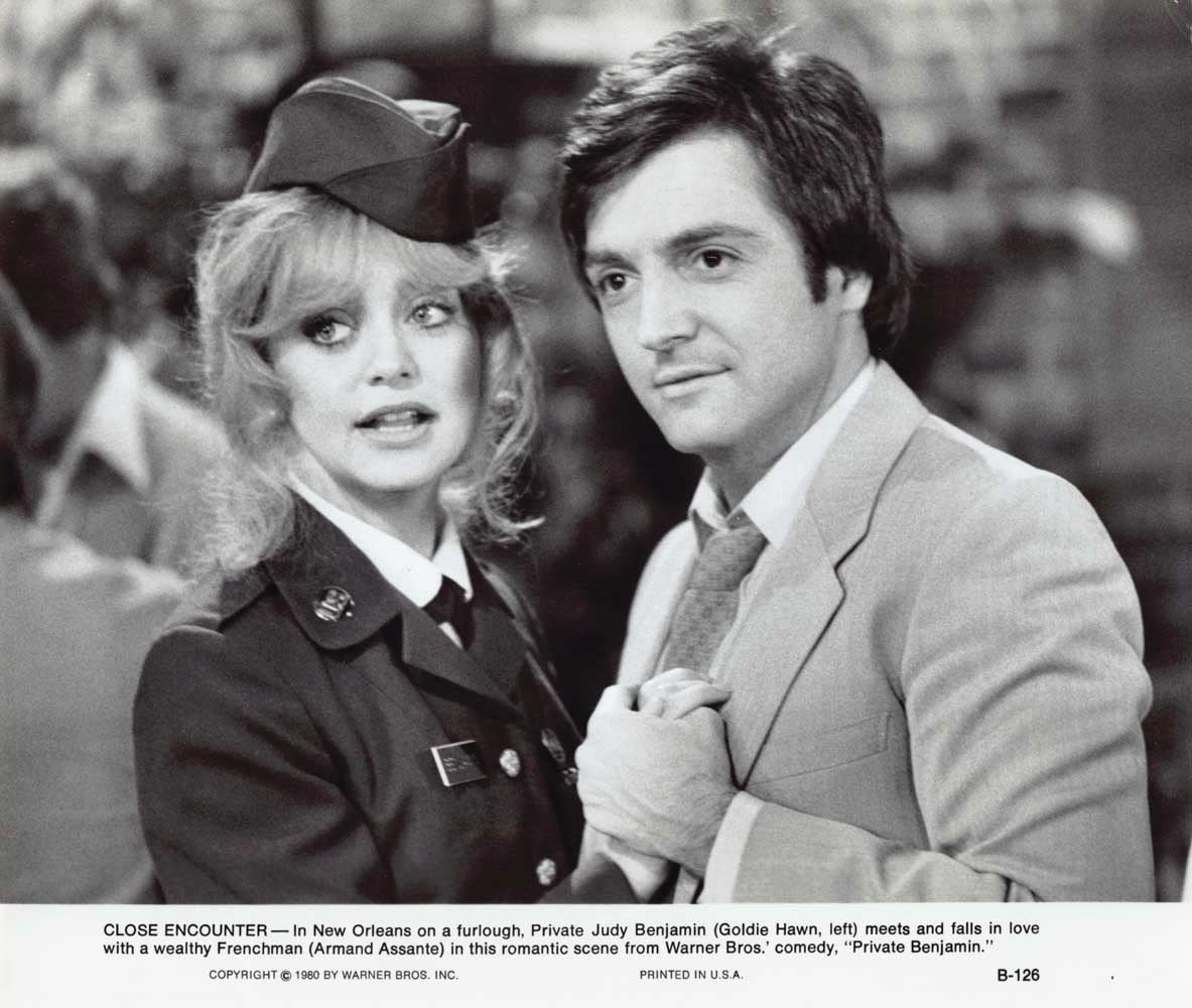 PRIVATE BENJAMIN Goldie Hawn Armand Assante original press photo 1980