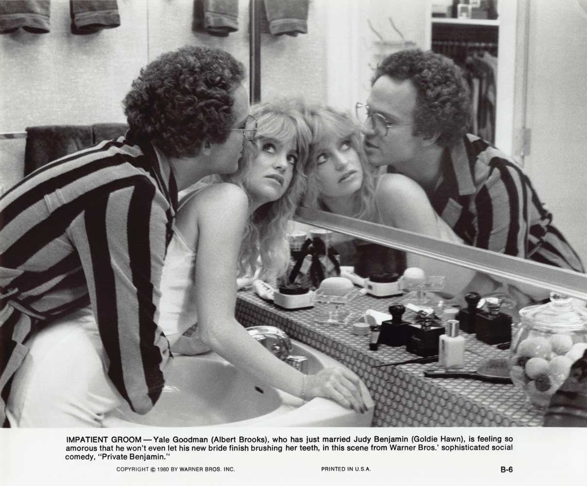 Goldie Hawn Albert Brooks PRIVATE BENJAMIN original press photo 1980