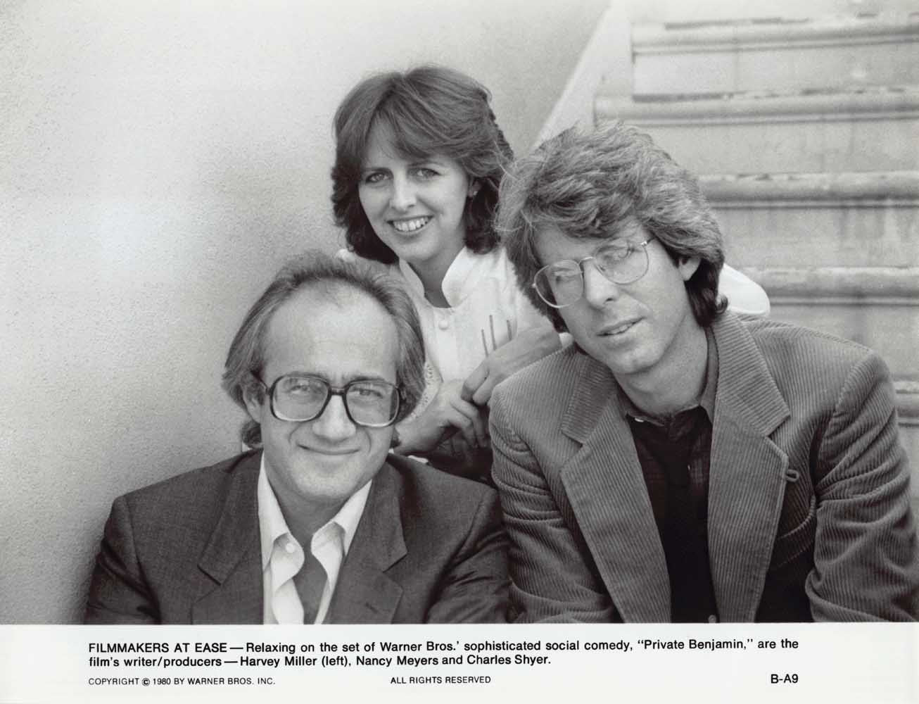 Harvey Miller Nancy Myers PRIVATE BENJAMIN Charles Shyer original photo 1980
