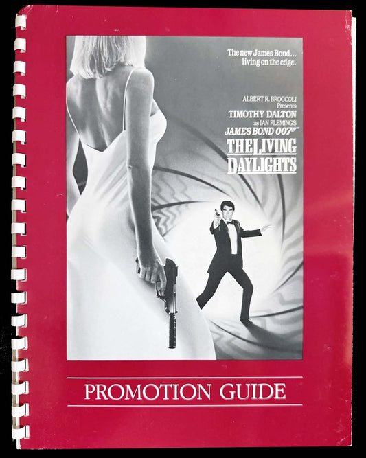 James Bond 007 Timothy Dalton LIVING DAYLIGHTS Promotional Guide 1987