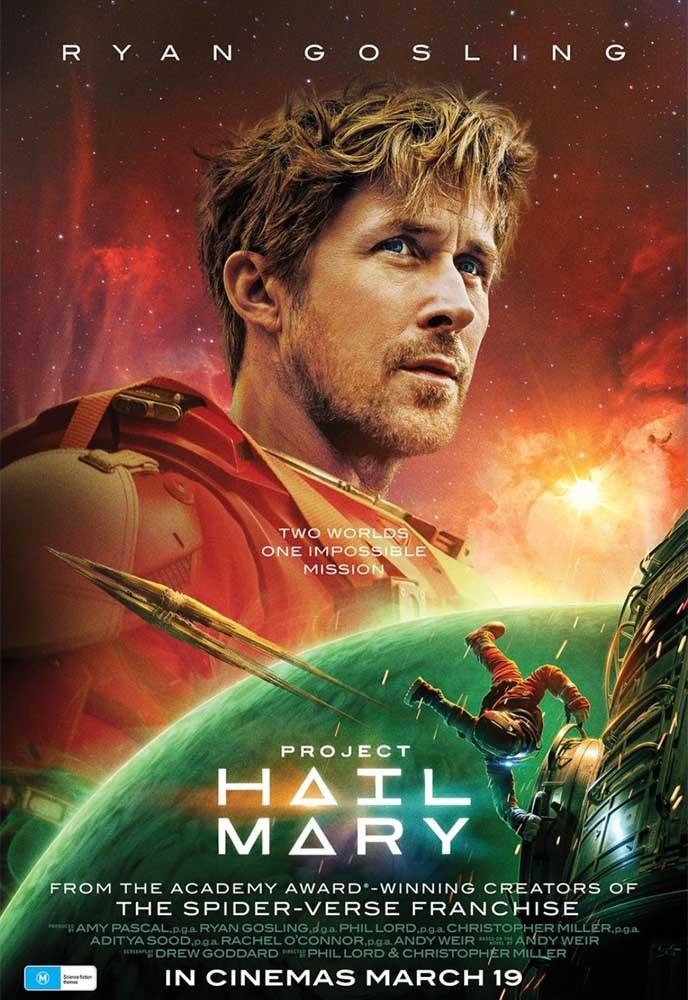 Ryan Gosling PROJECT HAIL MARY movie poster 11x17